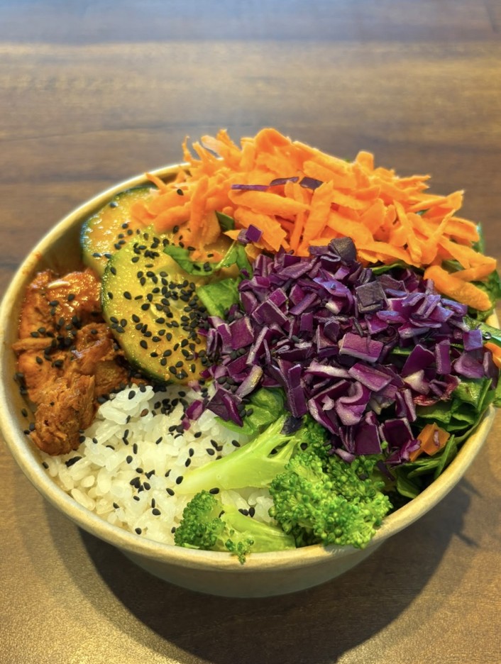 Bowl de verduras coloridas