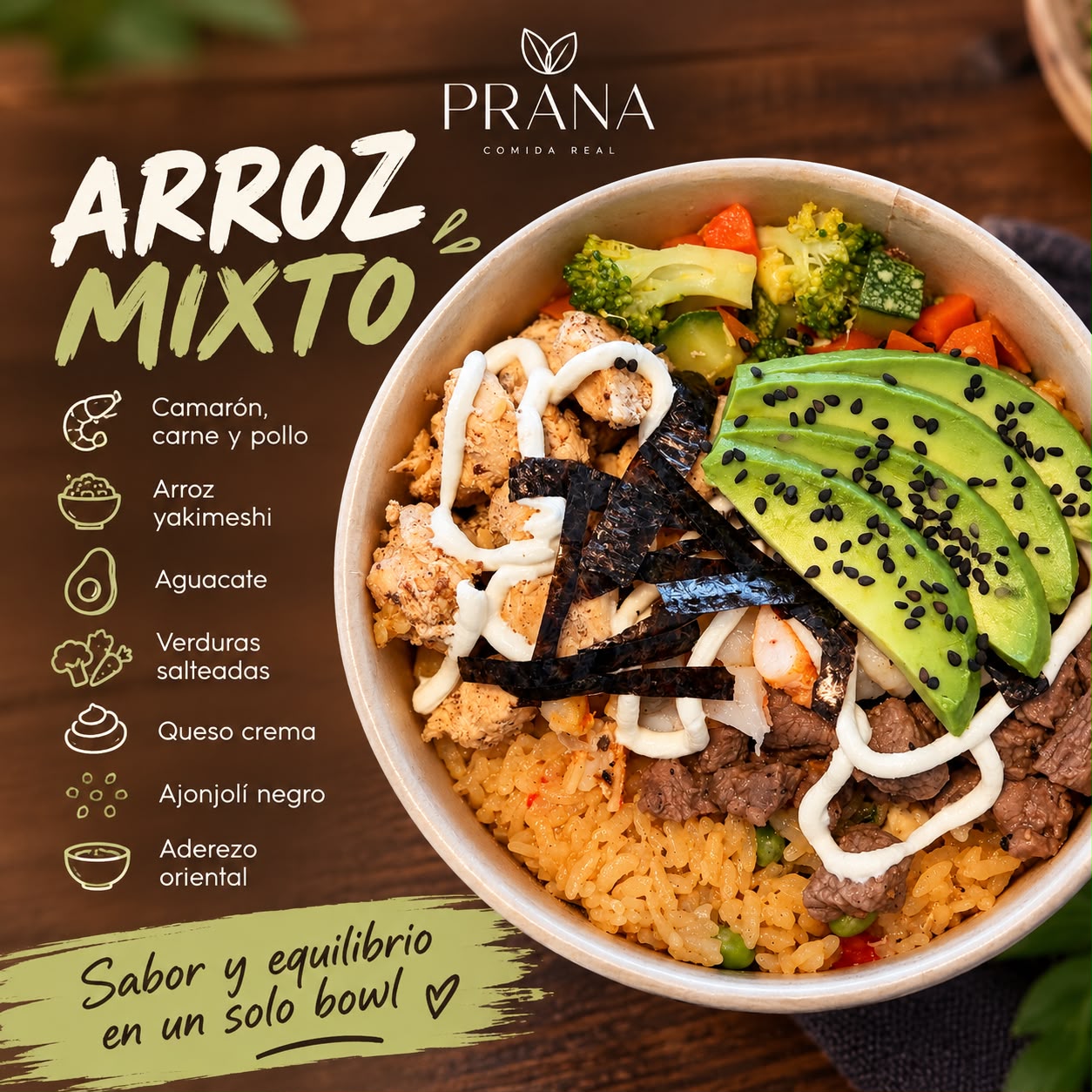 Post de Prana: Arroz mixto