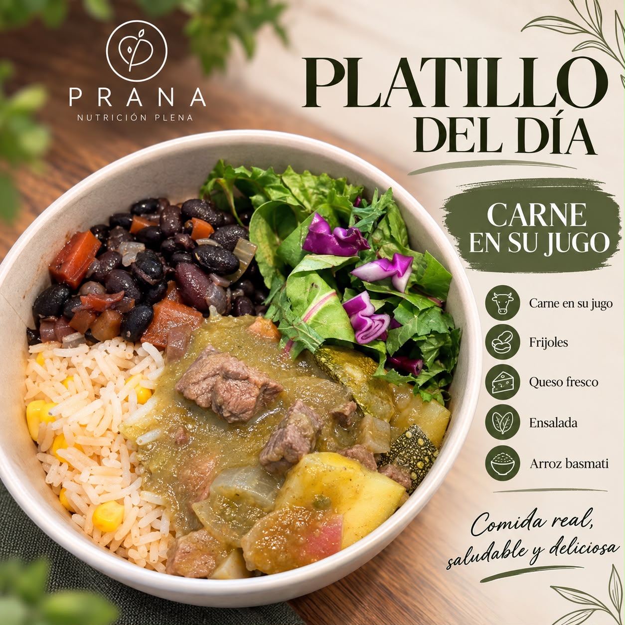 Post de Prana: Carne en su jugo